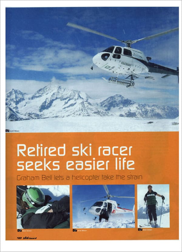 SKI AND BOARD UK - Retired ski racer seeks easier life