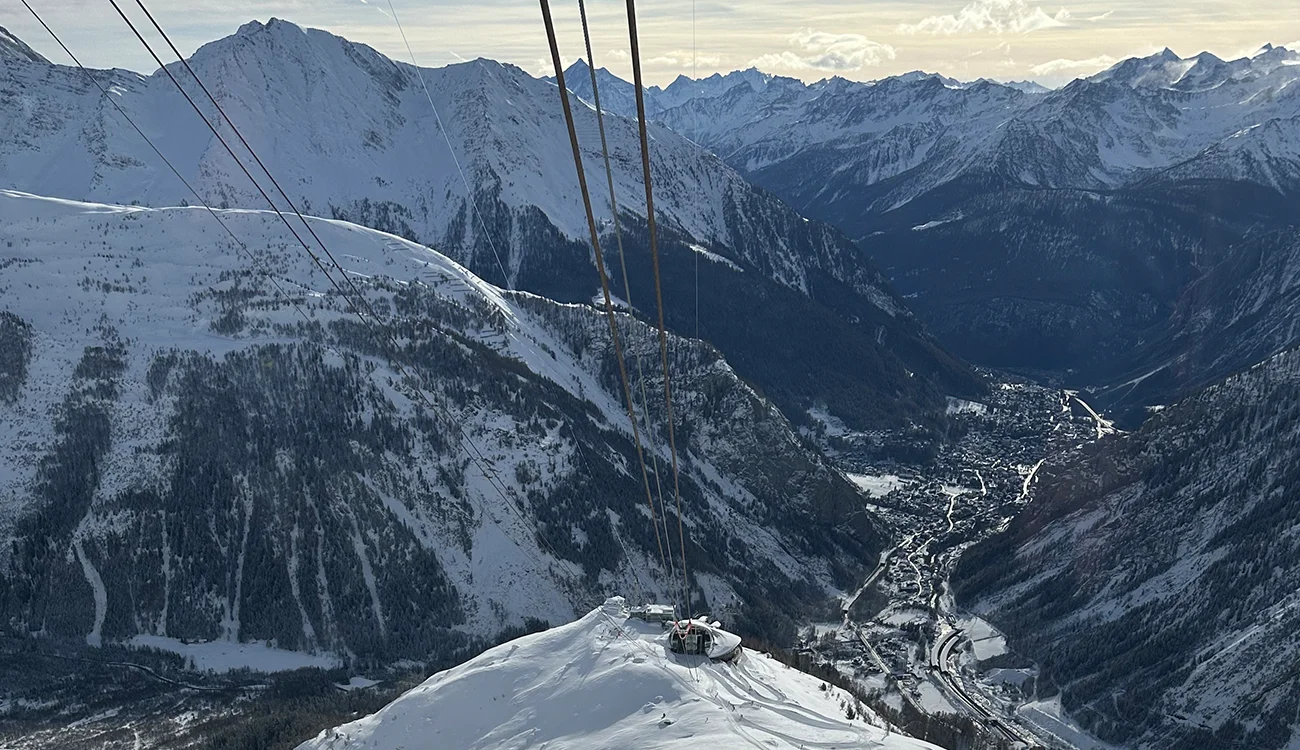 view-from-the-highest-cable-car-in-italy Panoramic view from the highest cable car in Italy toward France at the top of the Alps